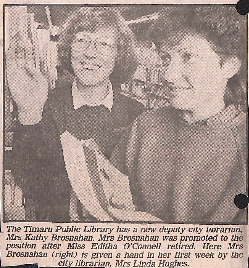 The Timaru Public Library has a new deputy city librarian