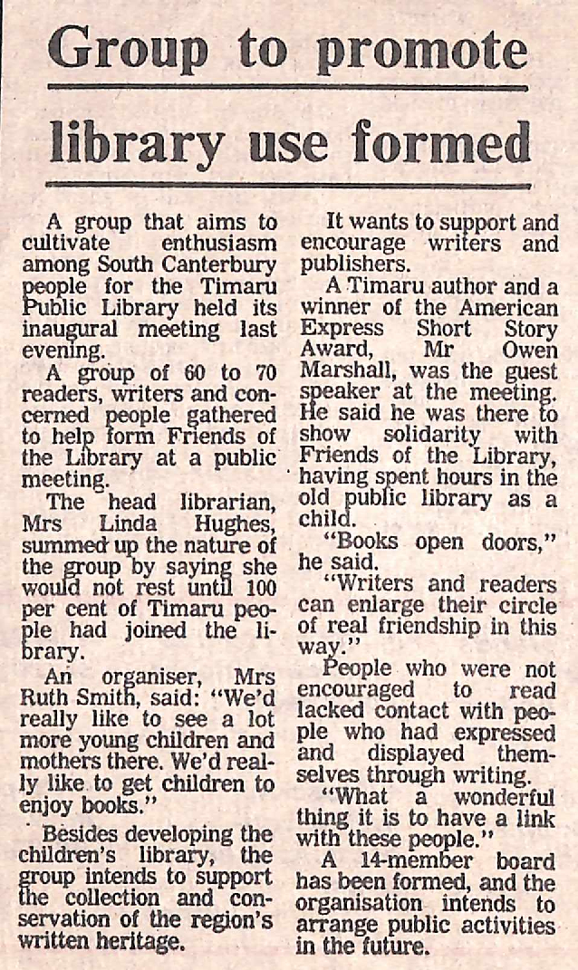 Group to promote library use formed