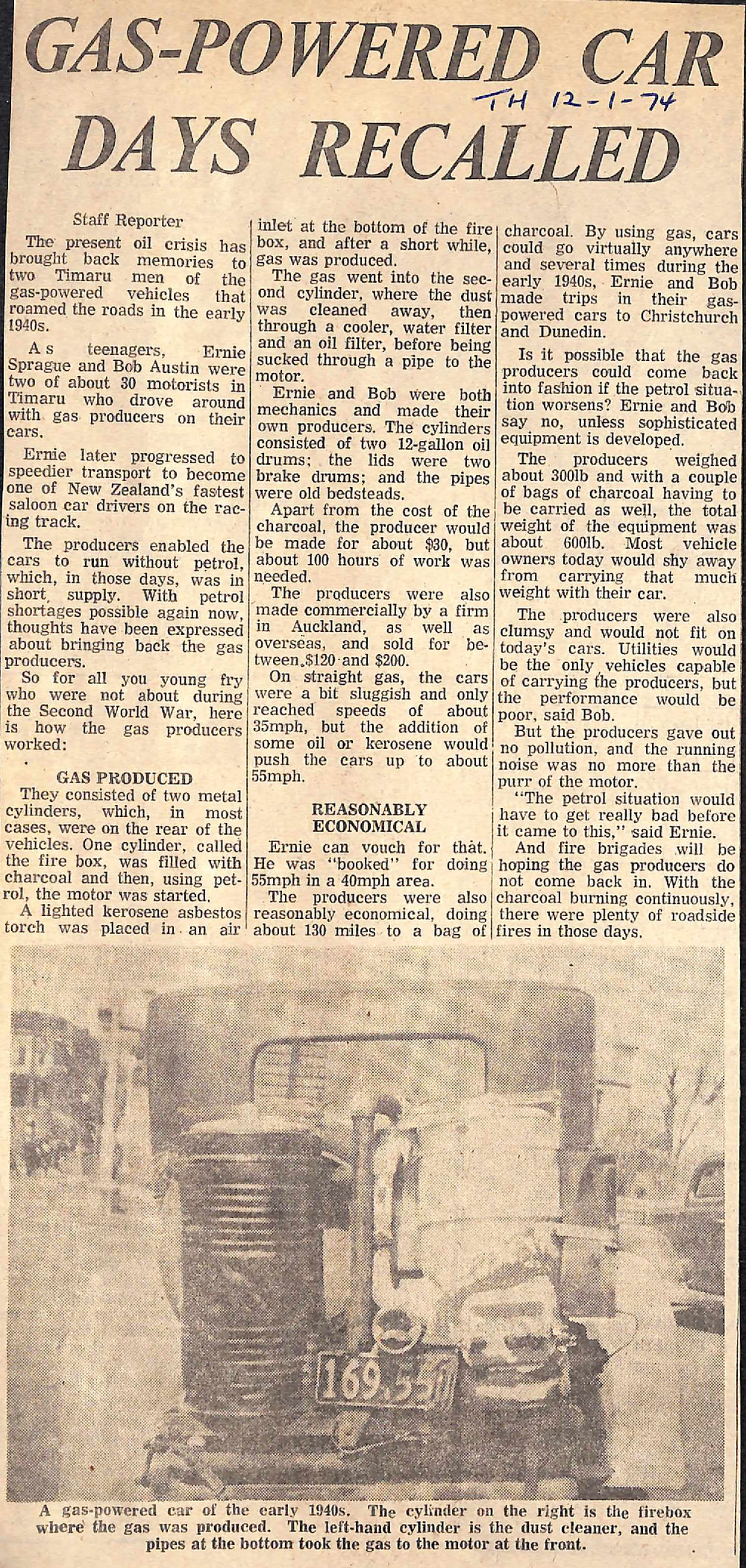 Gas-powered Car Days Recalled