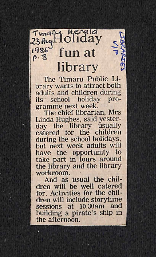 Holiday fun at the library