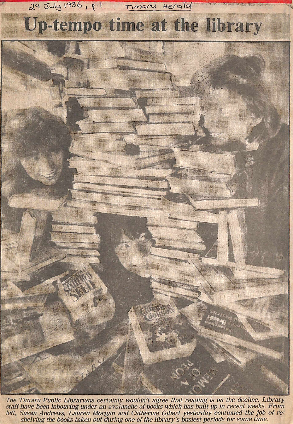 Up-tempo time at the library