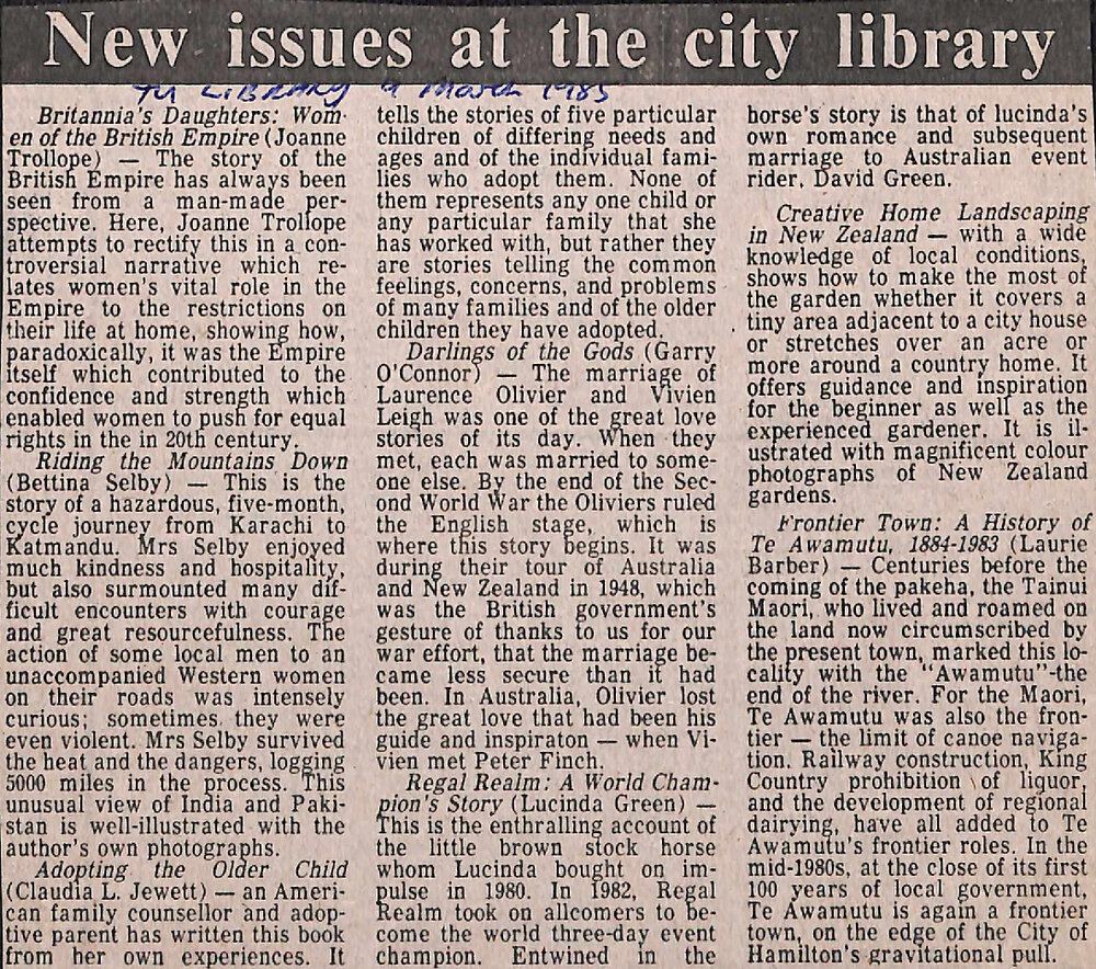 New issues at the city library