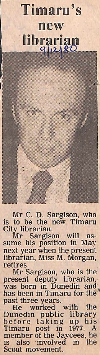 Timaru's new librarian