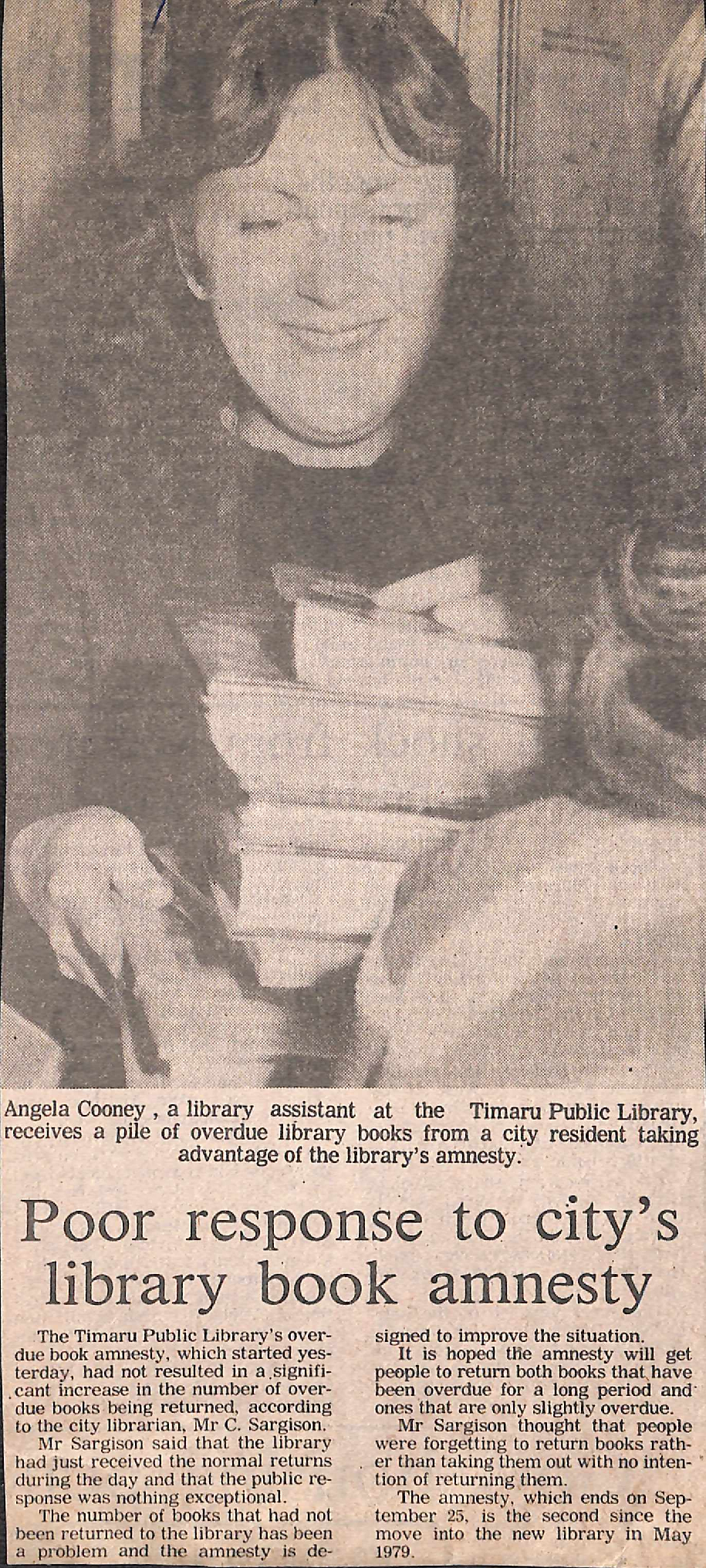 Poor response to city's library book amnesty