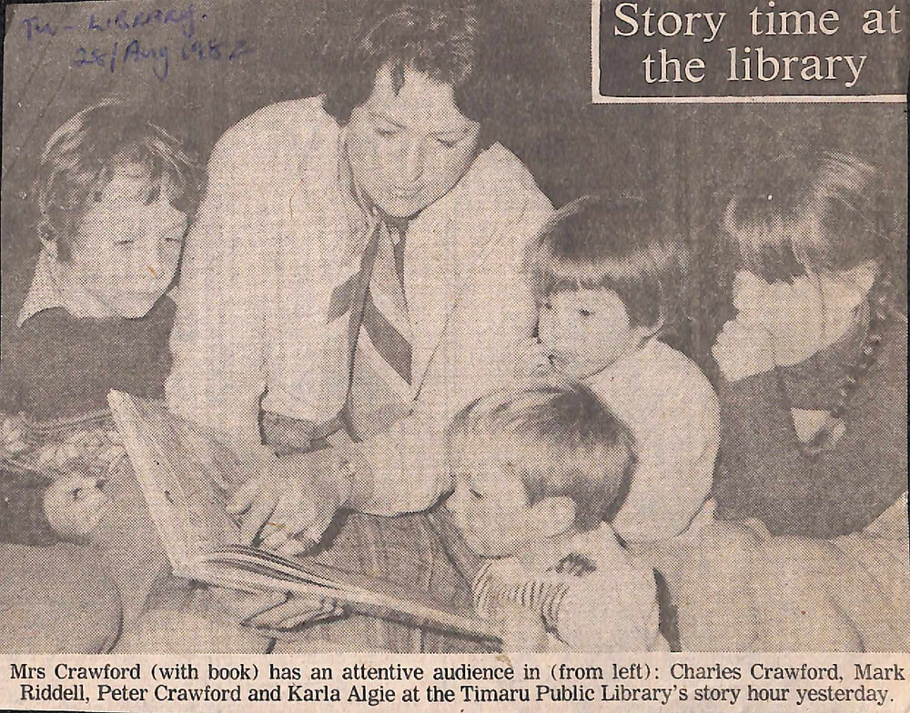 Story time at the library