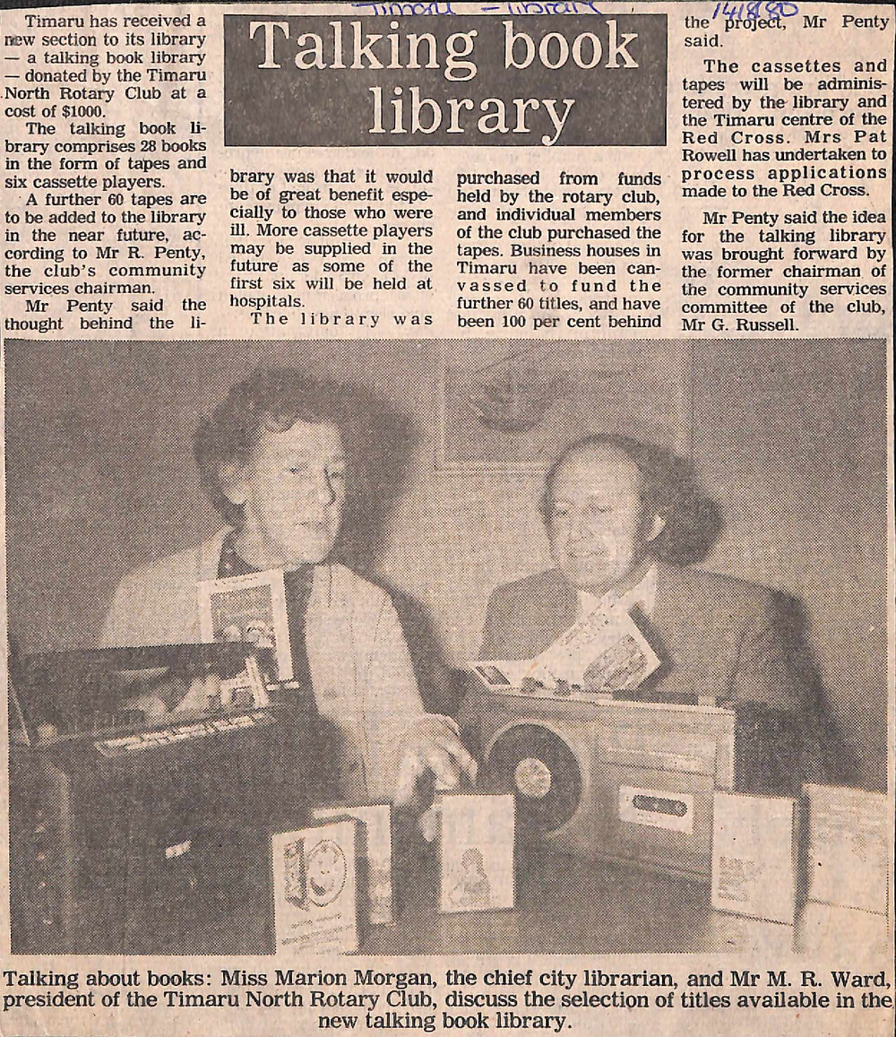 Talking book library