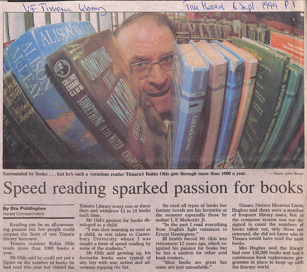 Speed reading sparked passion for books