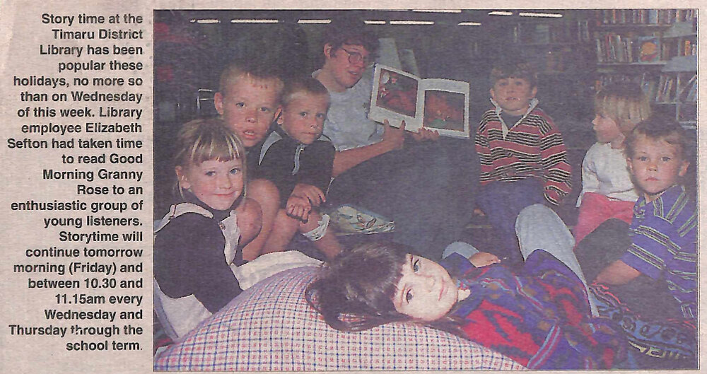 Story time at the Timaru District Library has been popular these holidays