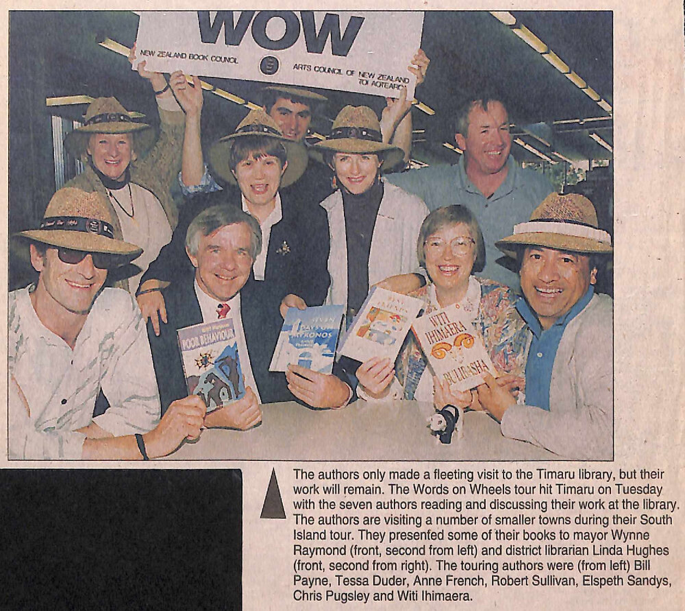 Words on Wheels tour hits Timaru