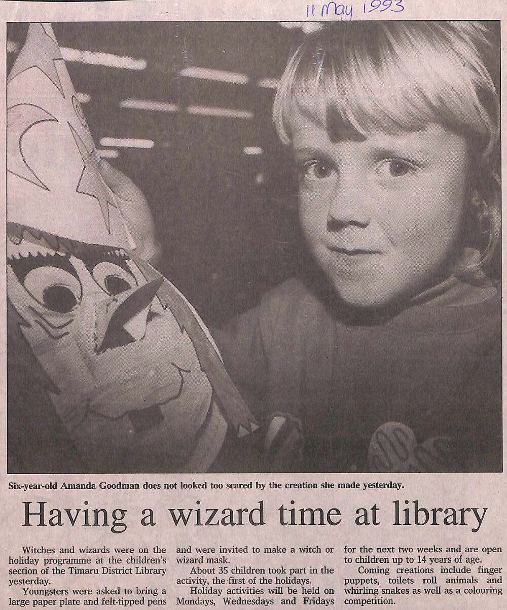 Having a wizard time at library