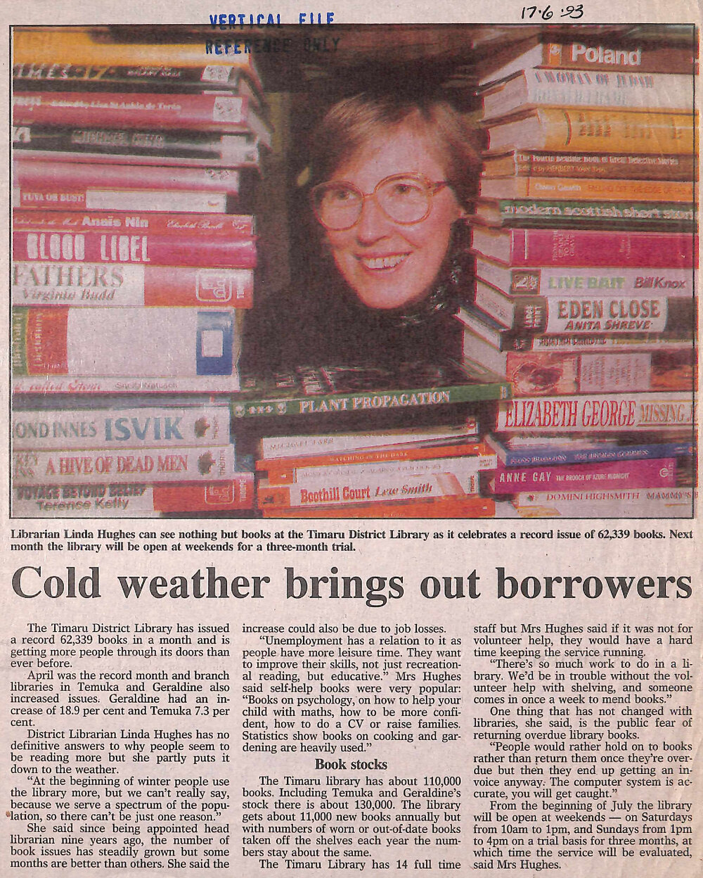 Cold weather brings out borrowers