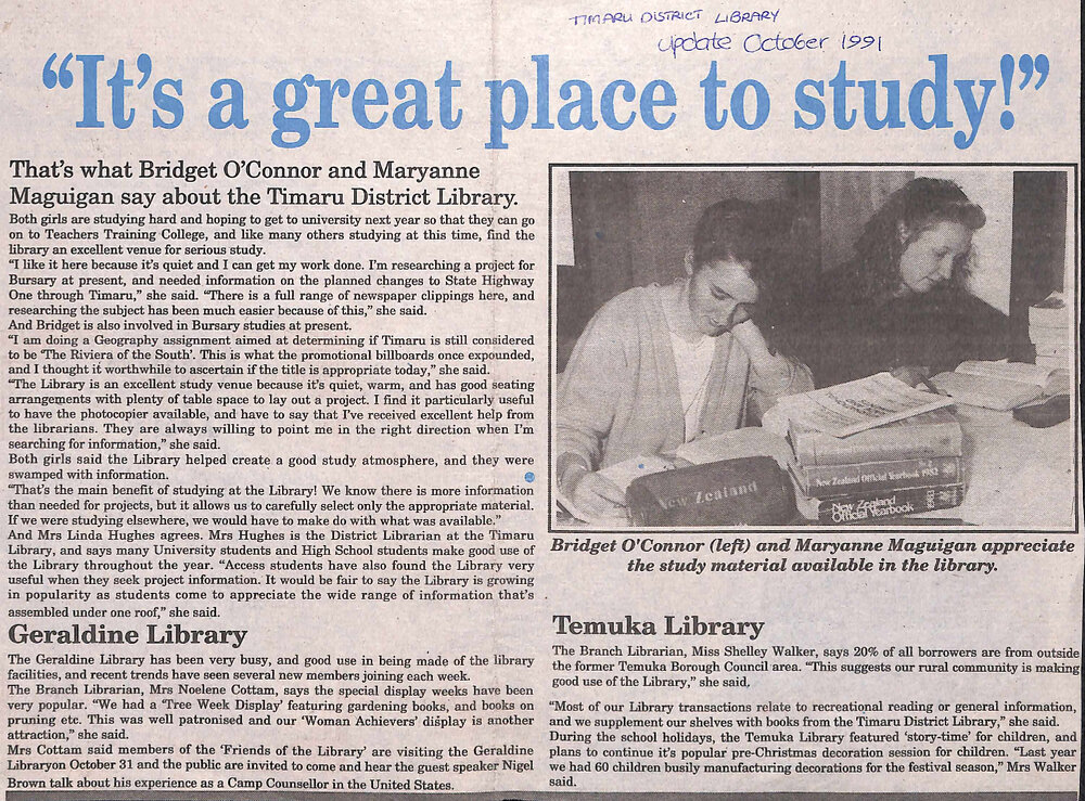  "It's a great place to study!"