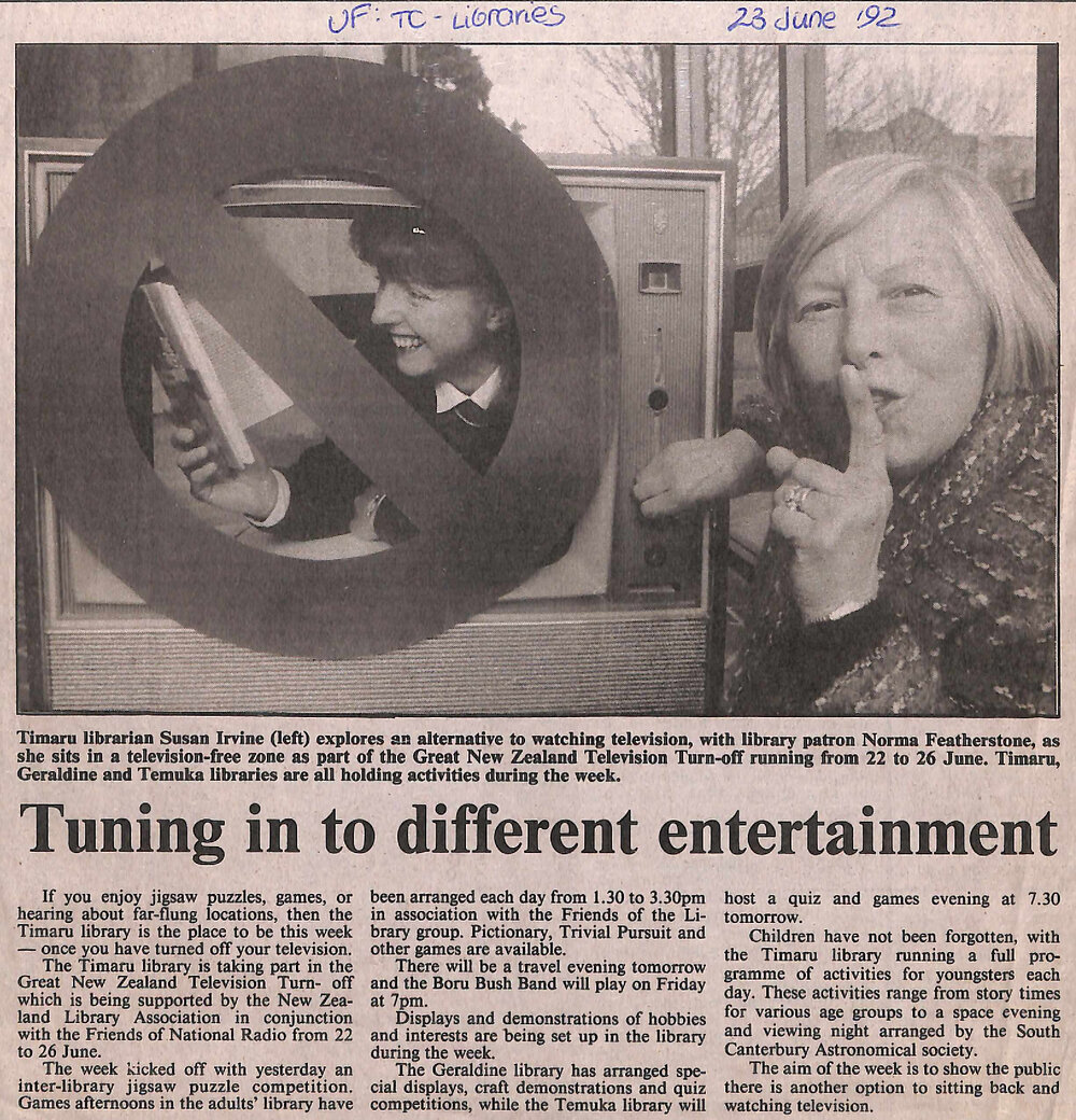 Tuning in to different entertainment