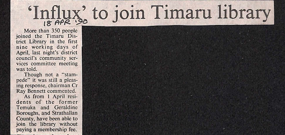  'Influx' to join Timaru library