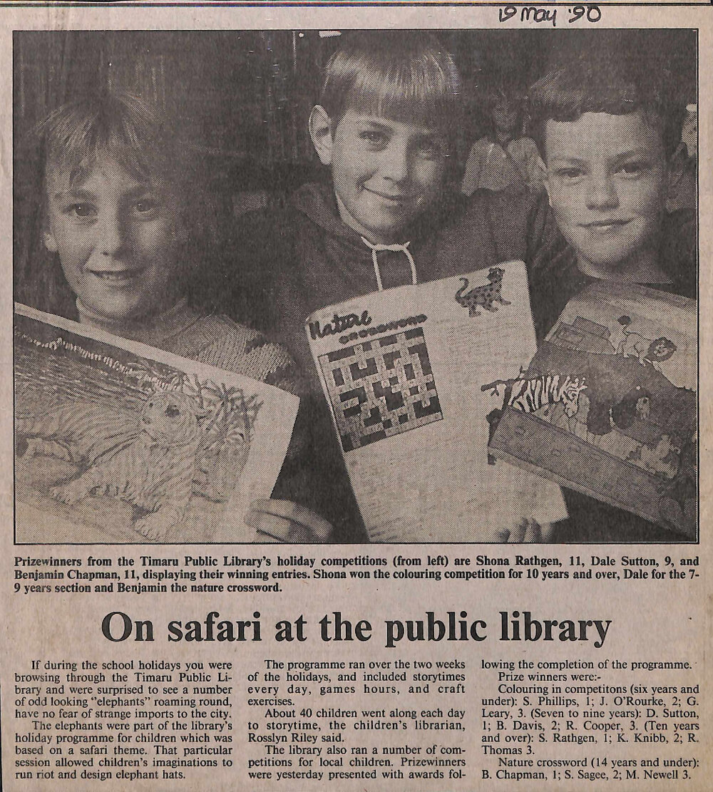 On safari at the public library