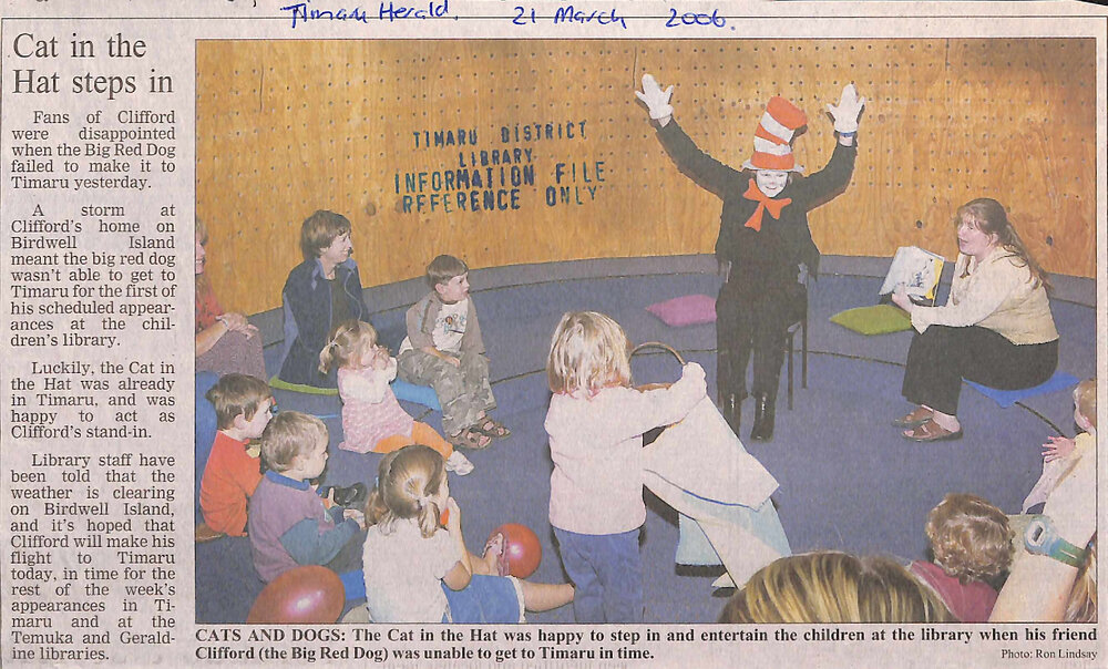 Cat in the Hat steps in