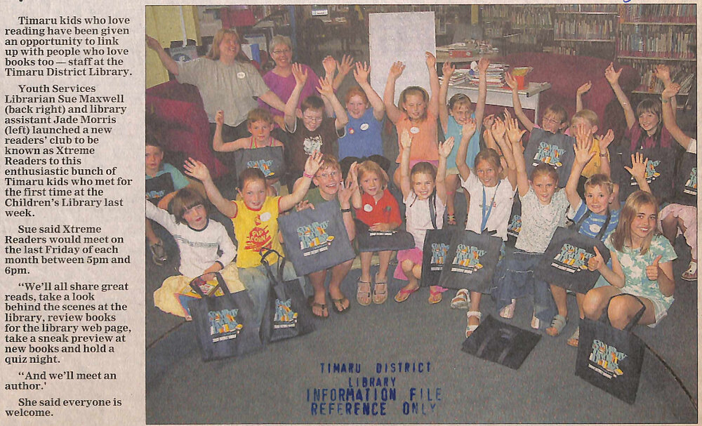 Timaru kids who love reading