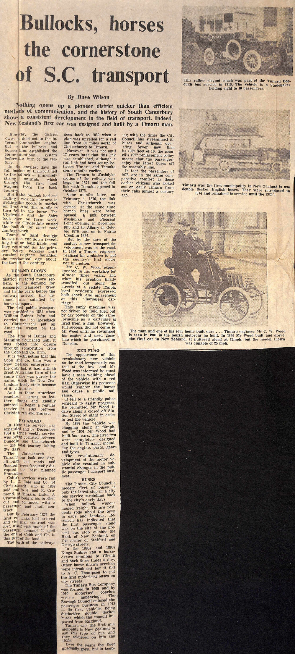 Bullocks, horses the cornerstone of SC transport