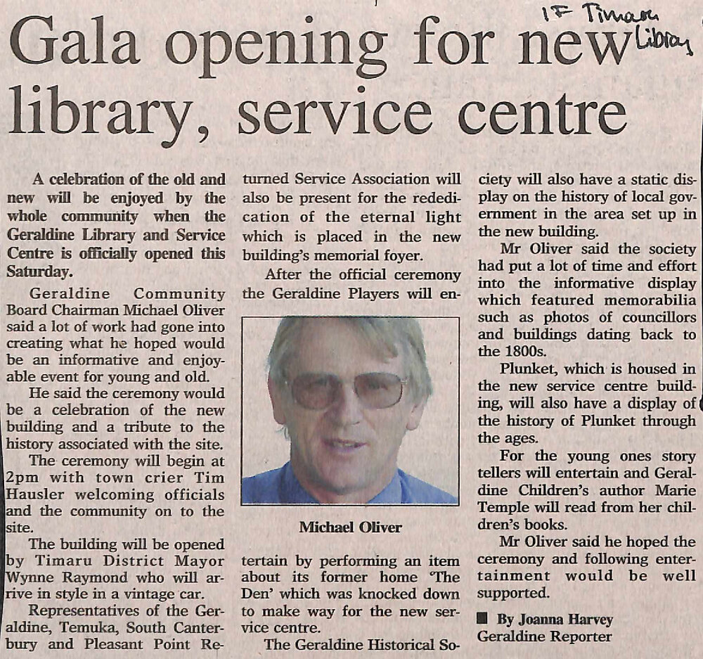 Gala opening for new library, service centre