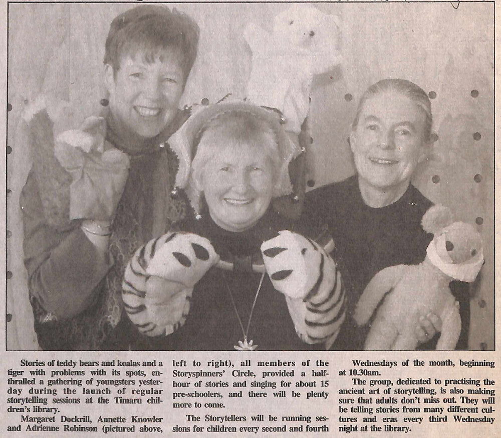 Stories of teddy bears and koalas in regular storytelling sessions at the Timaru Children's Library