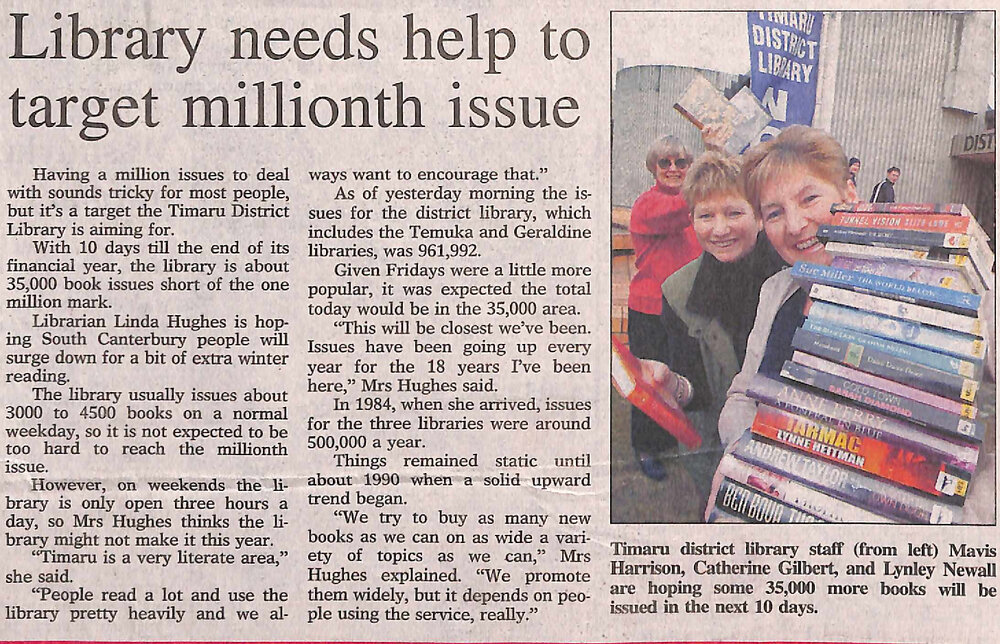 Library needs help to target millionth issue