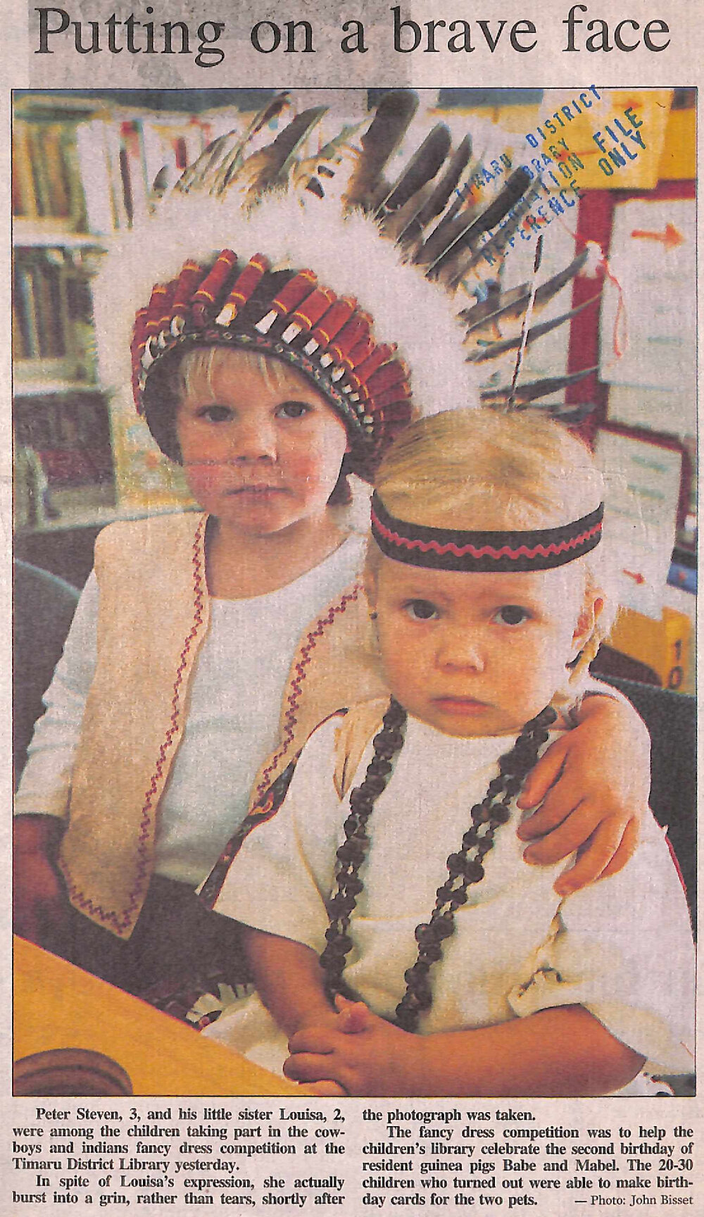 Putting on a brave face