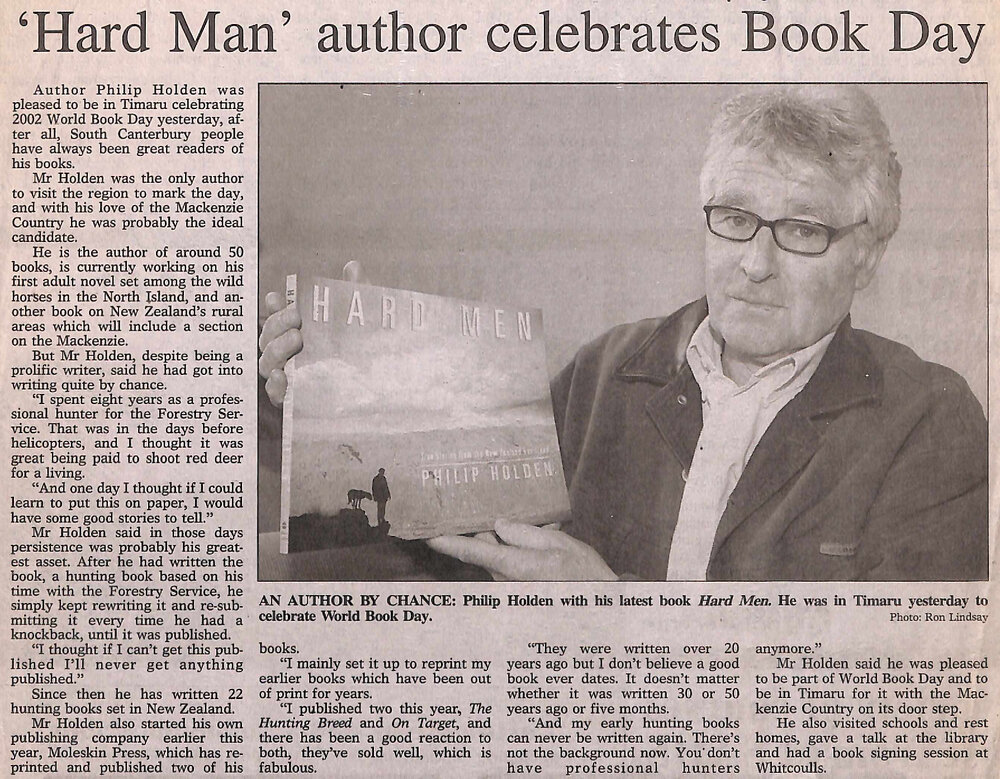  'Hard Man' author celebrates Book Day
