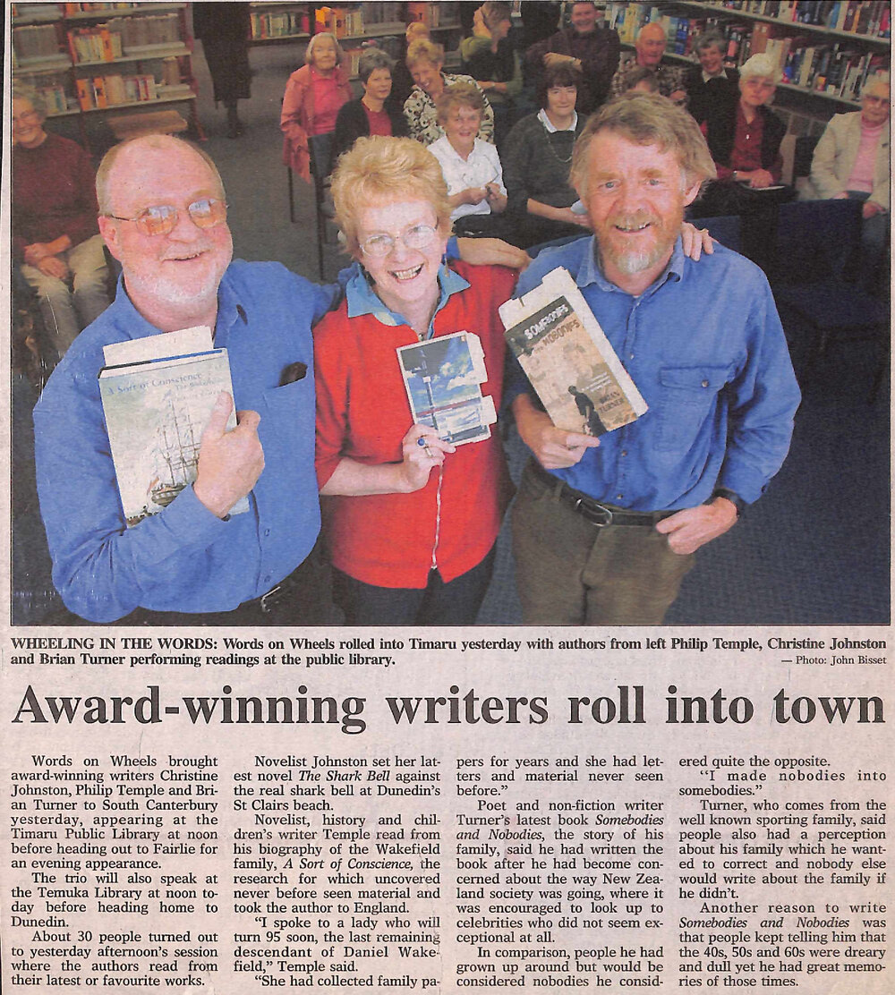 Award-winning writers roll into town