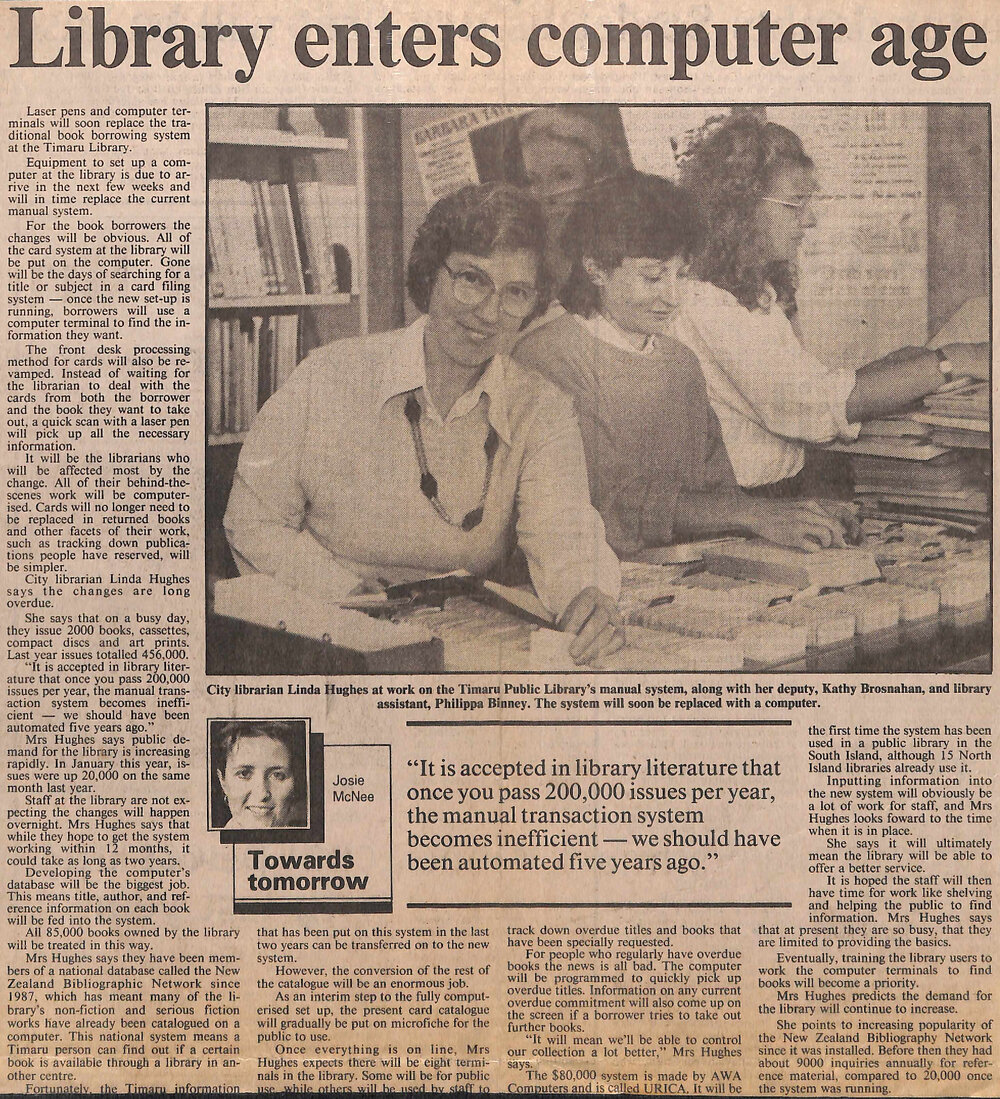 Library enters computer age