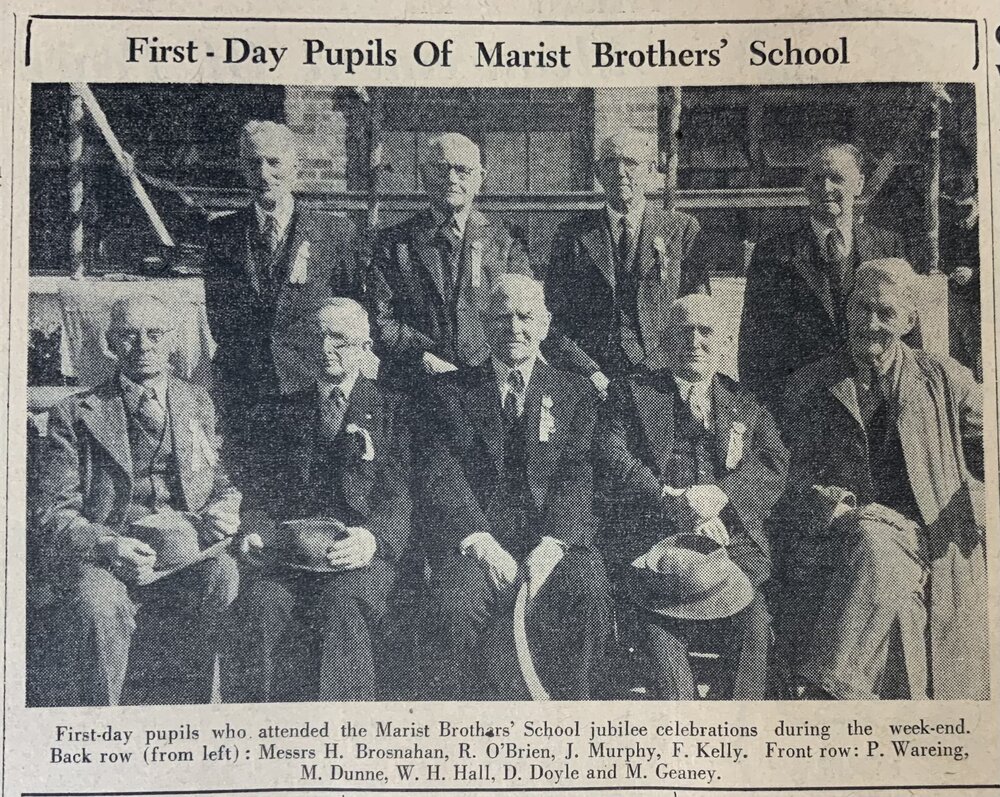 First-Day Pupils Of Marist Brothers' School 