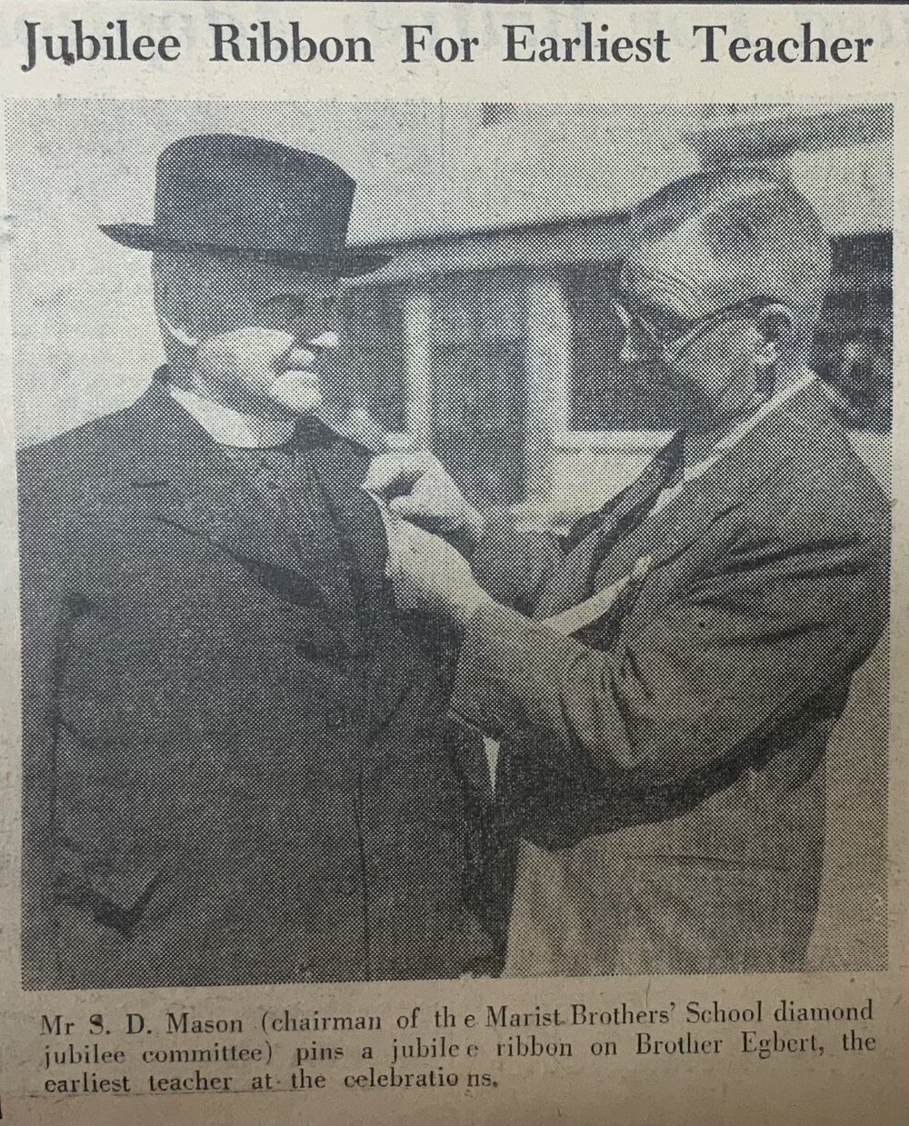 Jubilee Ribbon For Earliest Teacher