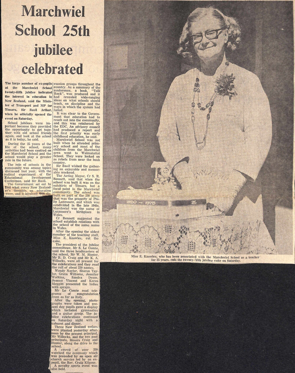 Marchwiel School 25th jubilee celebrated