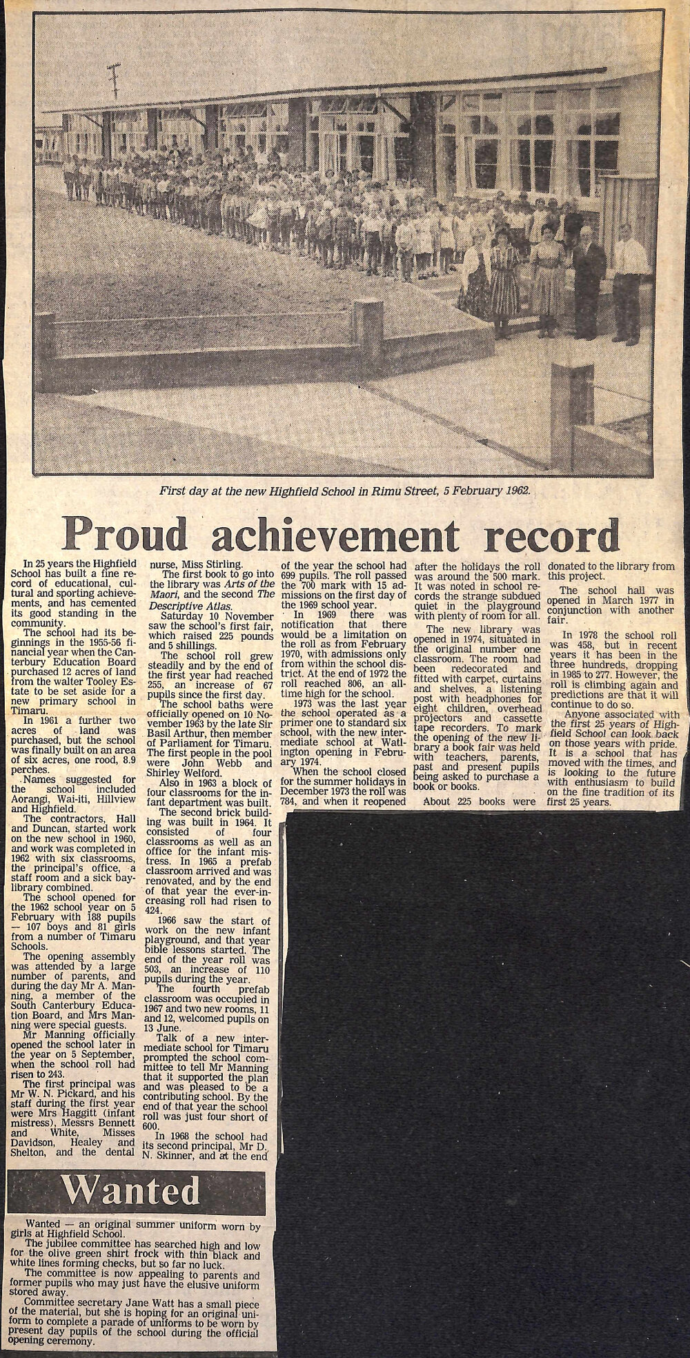 Highfield School: Proud Achievement Record