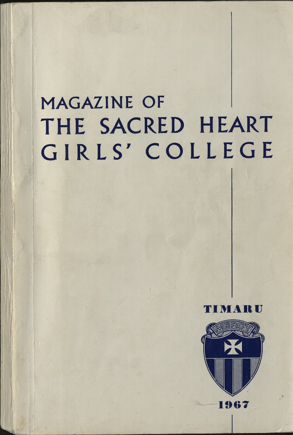 Sacred Heart Girls' College: magazine 1967