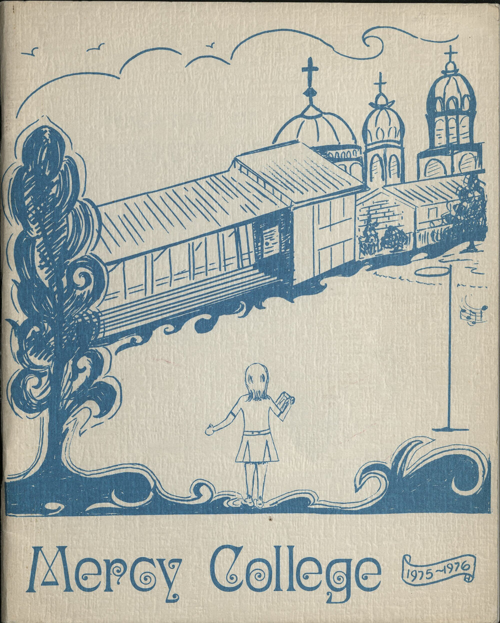 Mercy College yearbook 1975-1976