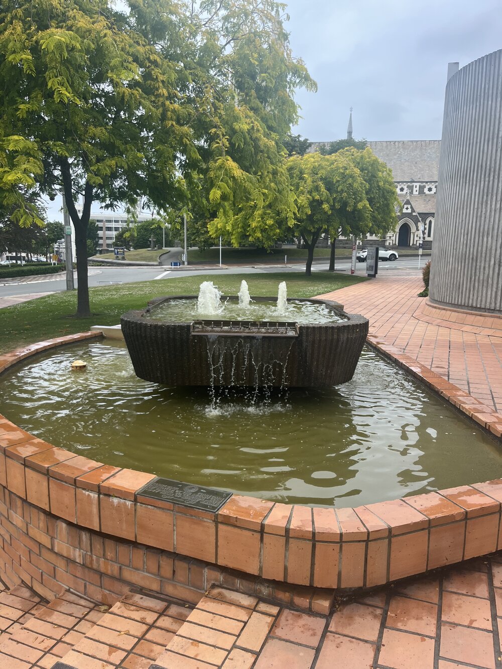 Rotary Fountain at Timaru Library