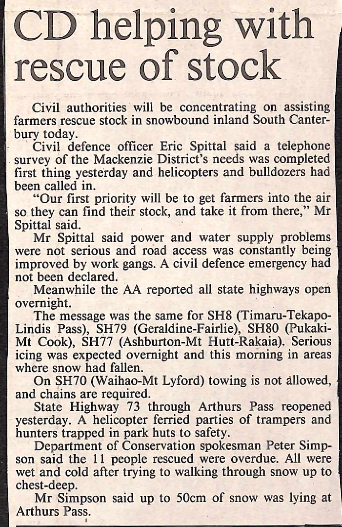 CD helping with rescue of stock