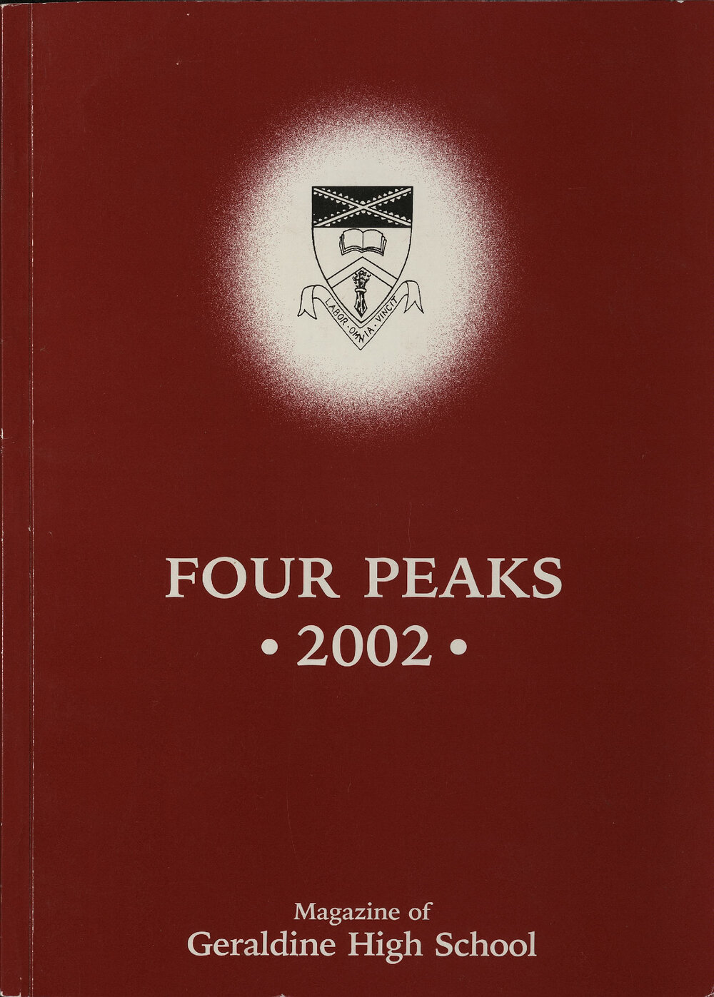 Geraldine High School magazine 2002