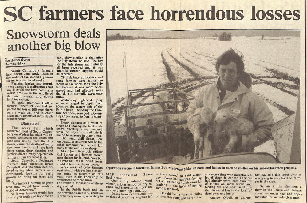 SC farmers face horrendous losses, snowstorm deals another big blow