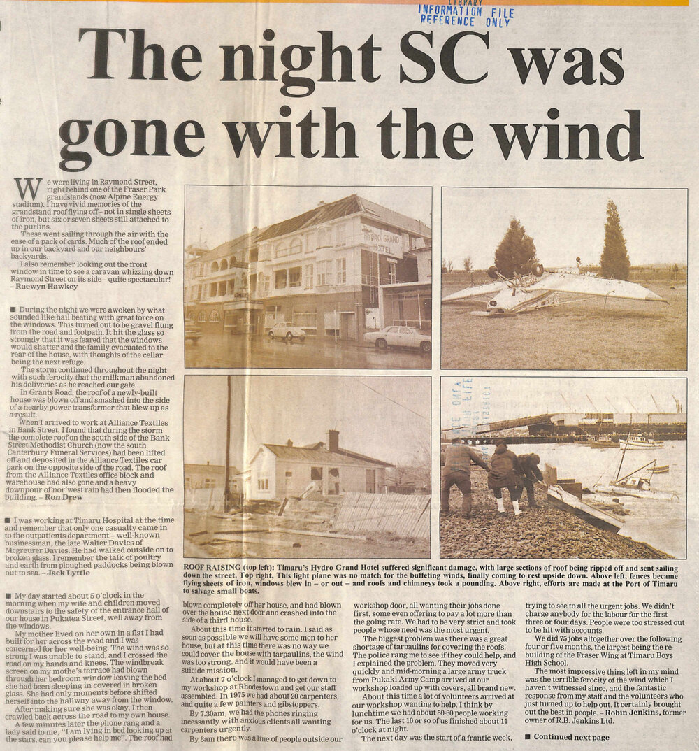 The night SC was gone with the wind