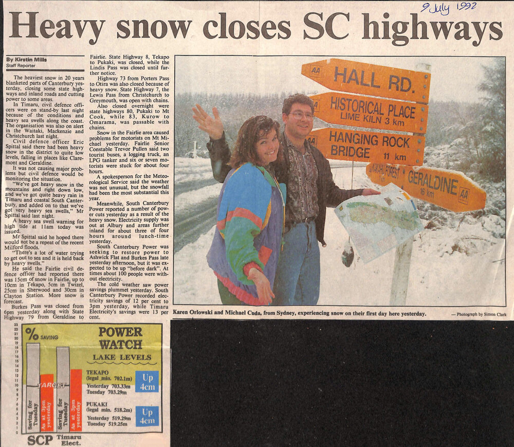Heavy snow closes SC highways