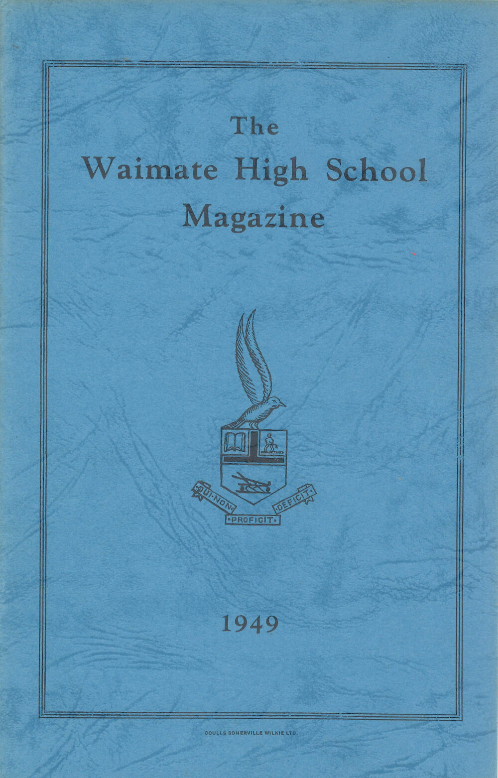 The Waimate High School magazine 1949