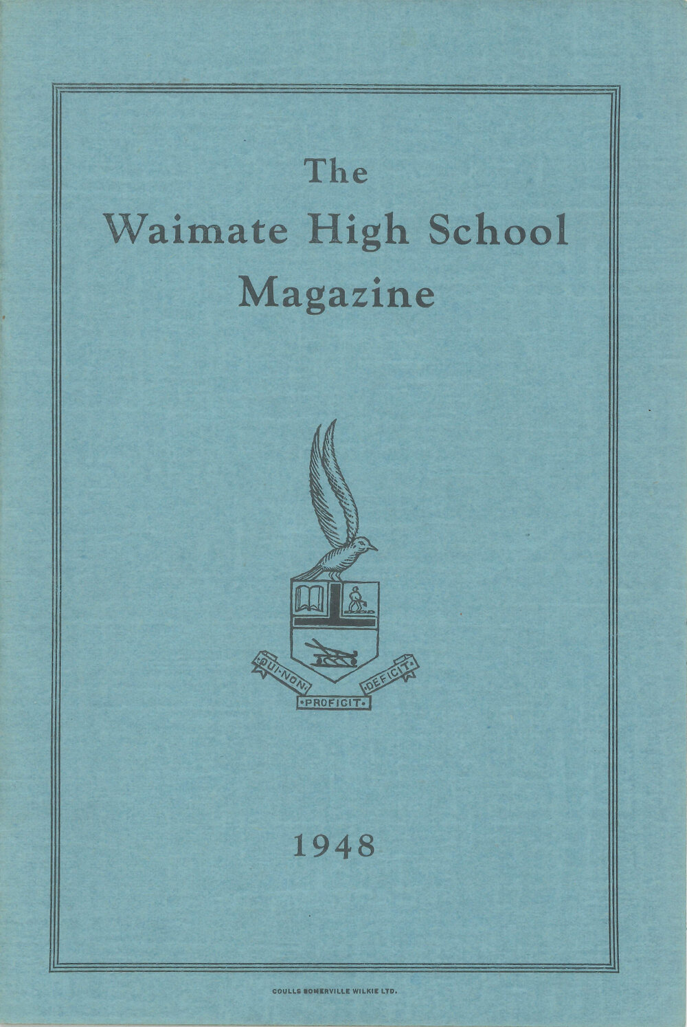 The Waimate High School magazine 1948