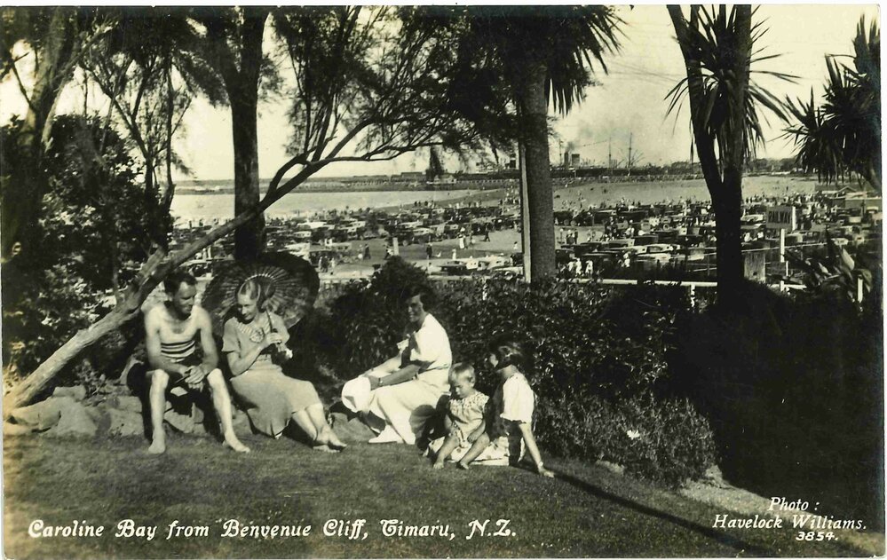 Caroline Bay from Benvenue Cliff Timaru NZ