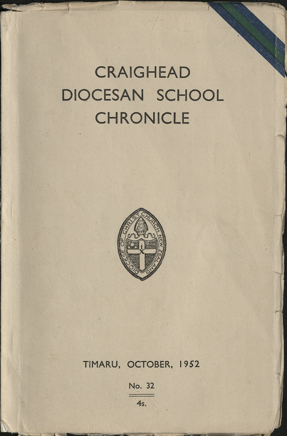 Craighead Diocesan School Chronicle no. 32 1952