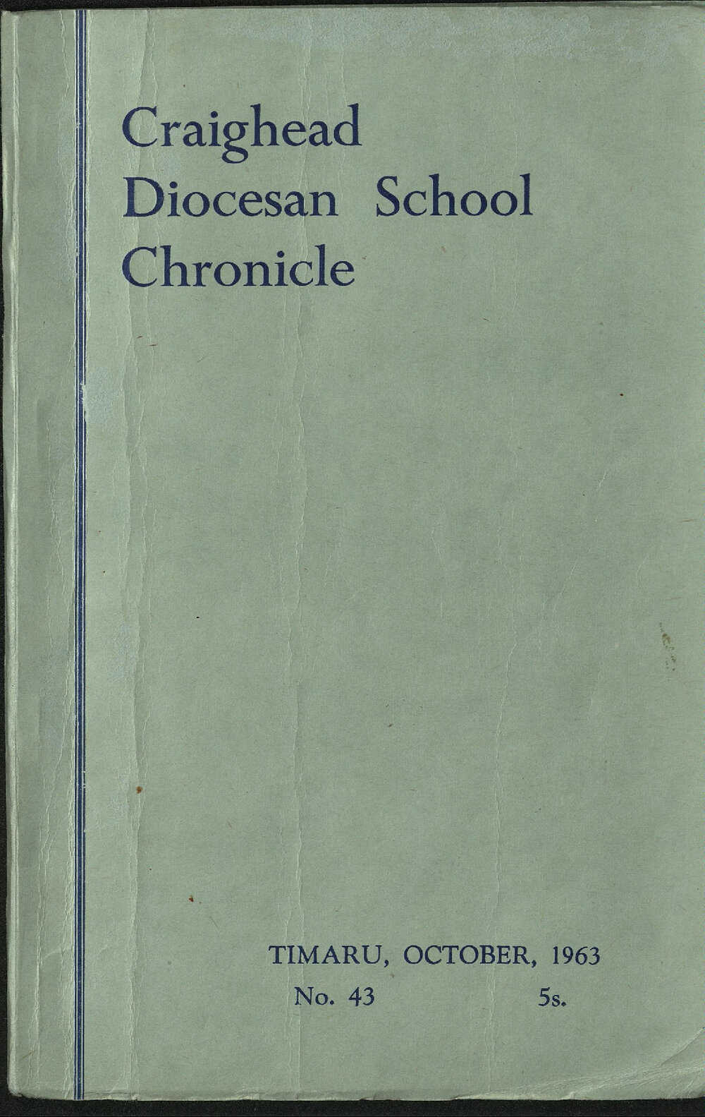 Craighead Diocesan School Chronicle no.43 1963