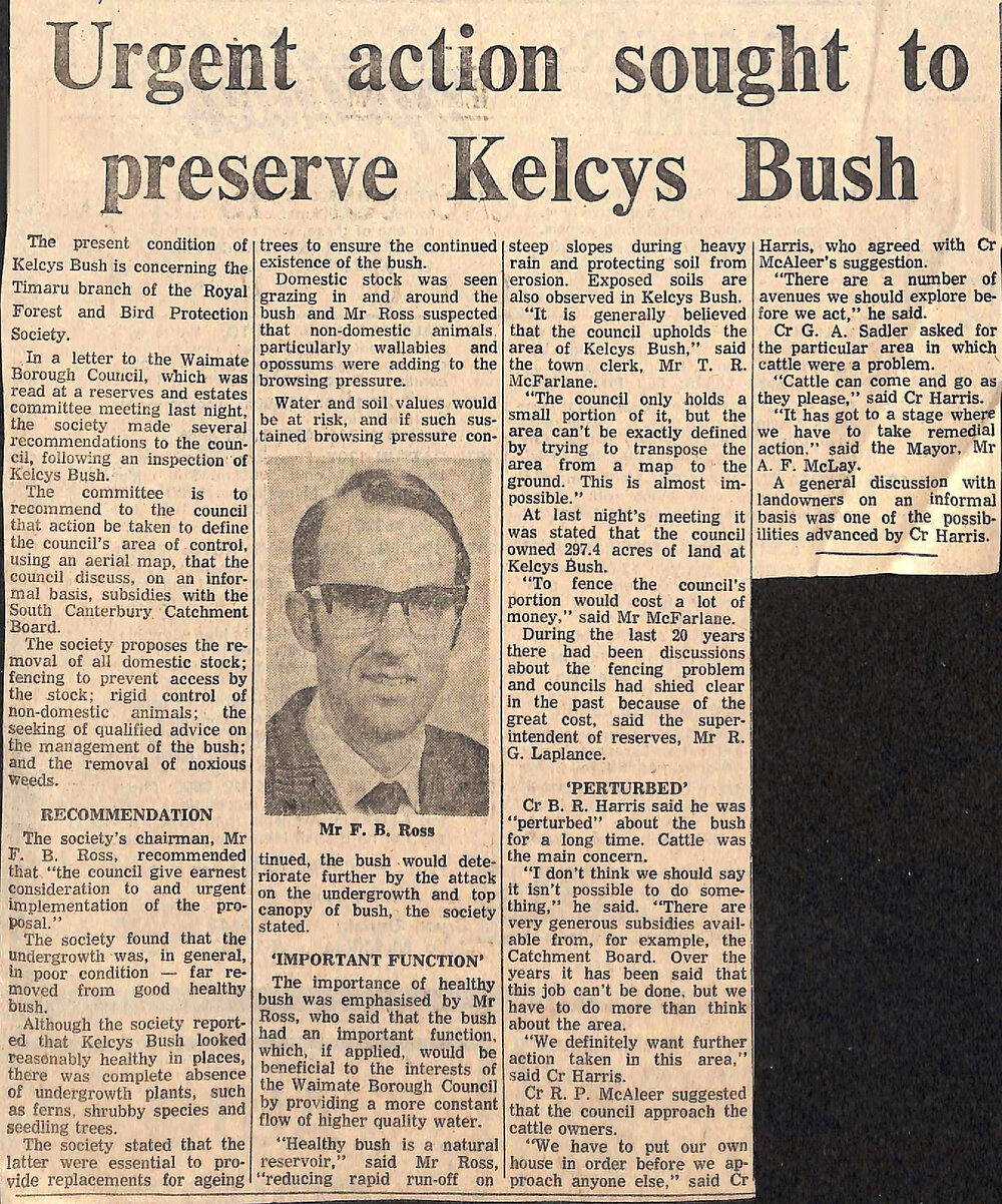 Urgent action sought to preserve Kelceys Bush