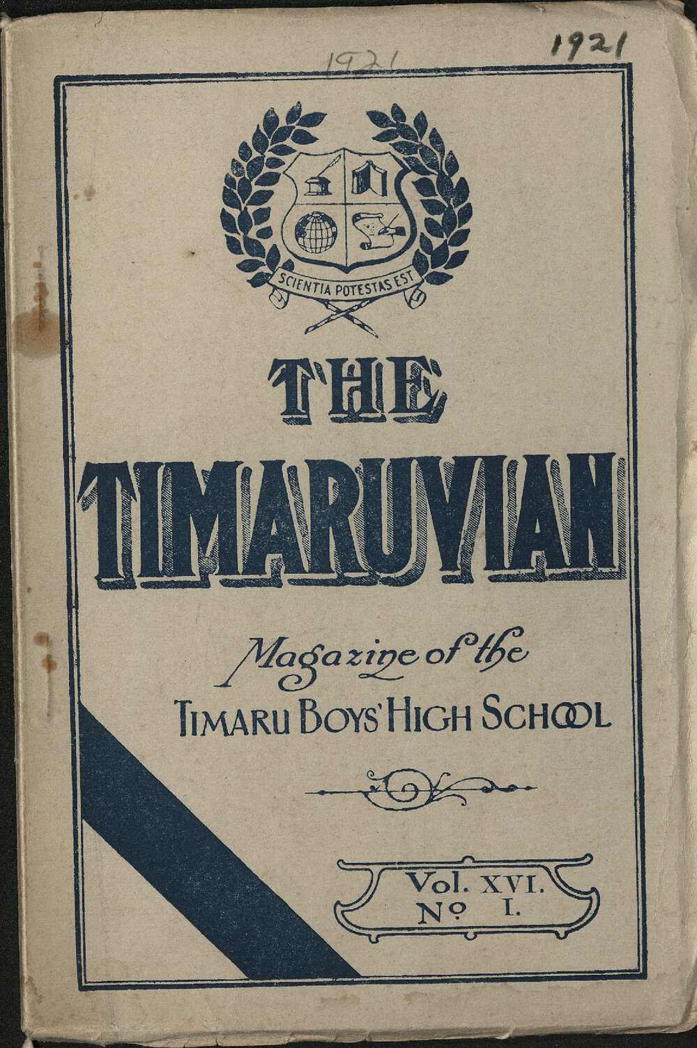 The Timaruvian 1921