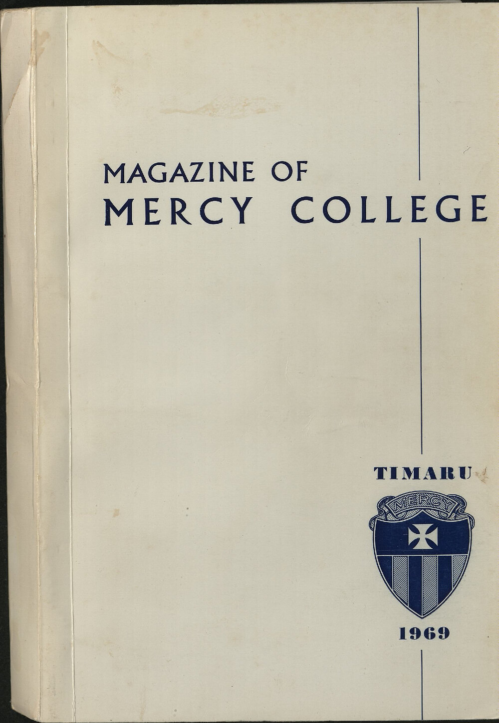 Magazine of Mercy College 1969