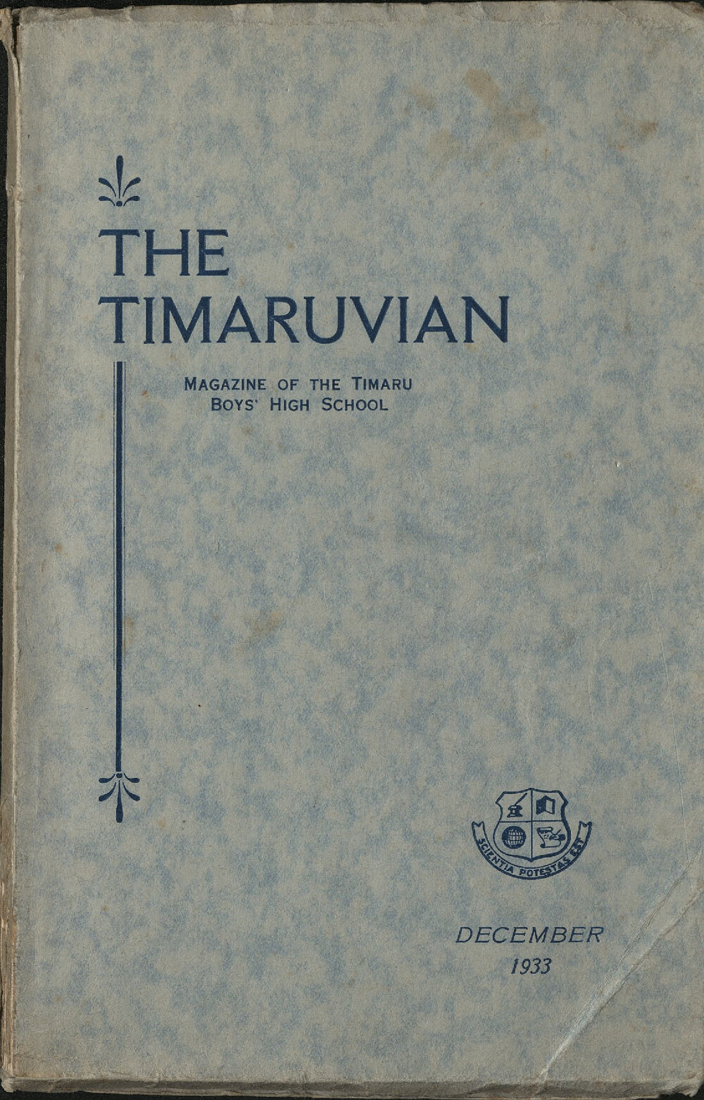 The Timaruvian 1933